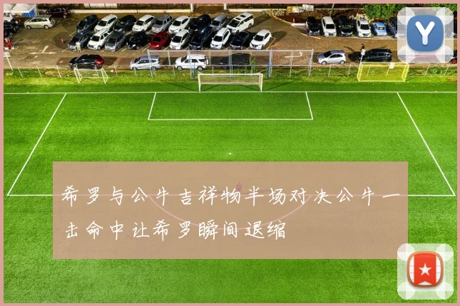 希罗与公牛吉祥物半场对决公牛一击命中让希罗瞬间退缩
